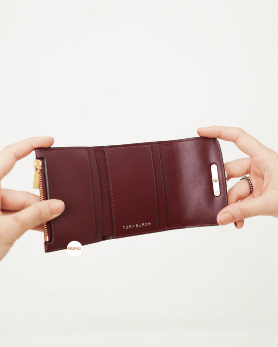 Eleanor Mini Wallet Claret