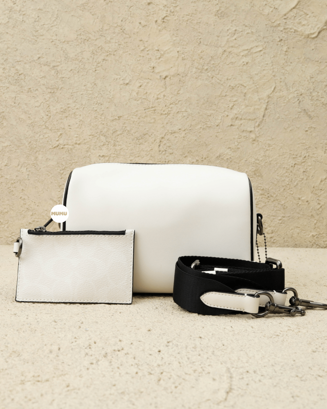 Axel Crossbody With Signature Canvas And Coach Stamp Gunmetal Chalk Multi