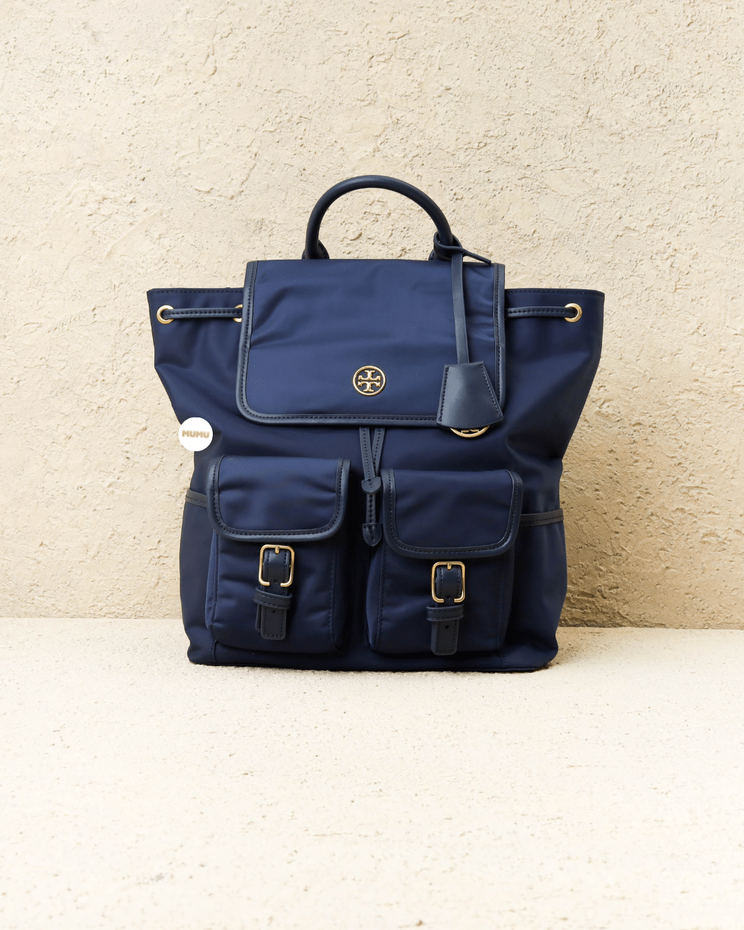 Piper Flap Backpack Navy